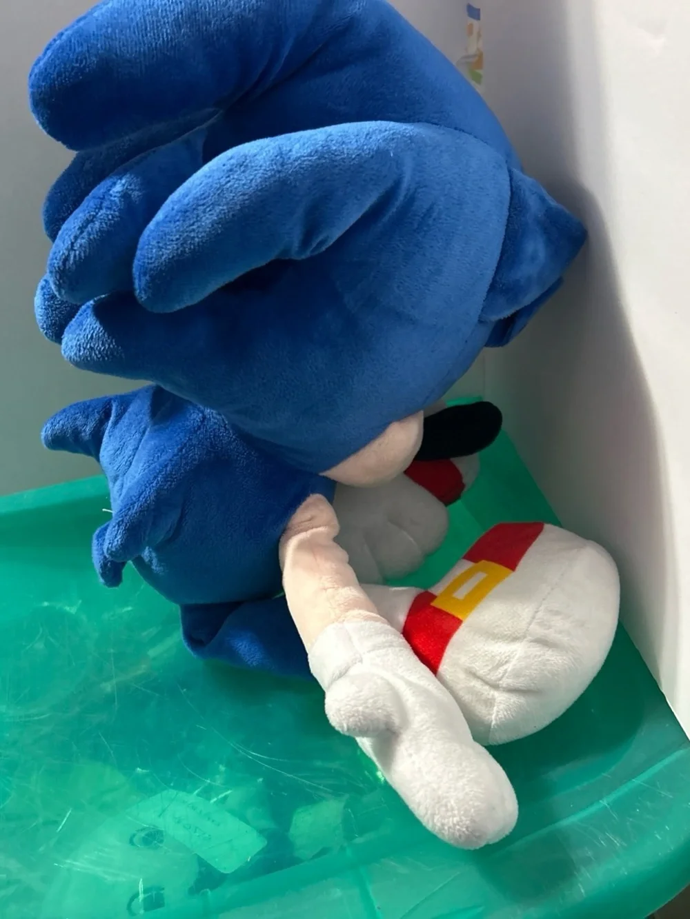 Blue Plush Hedgehog Character Toy - Soft Stuffed Plush
